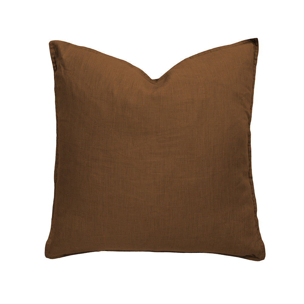 Linen Square Cushion Hazel