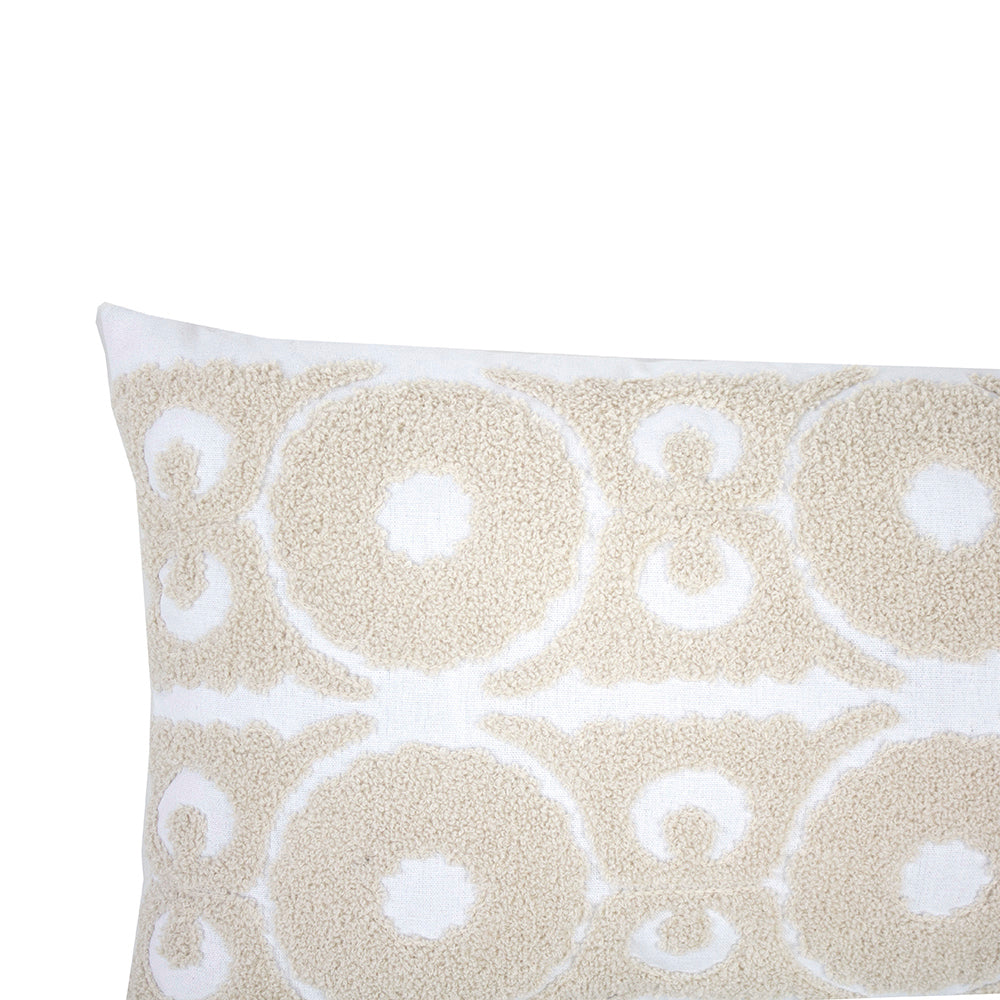 Philippa Rectangle Cushion Pebble - Bambury