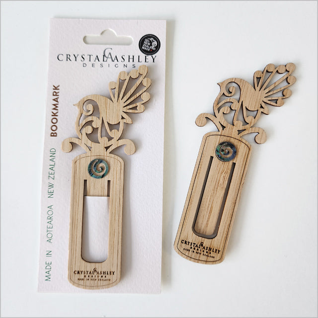 Bookmark - Koru Piwakawaka/Fantail (5.2cm x 12.9cm)