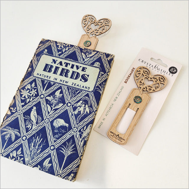 Bookmark - Koru Heart (5.2cm x 12.8cm)