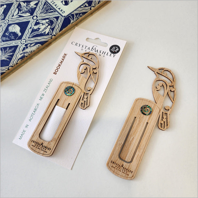 Bookmark - Koru Kingfisher (4.6cm x 13cm)