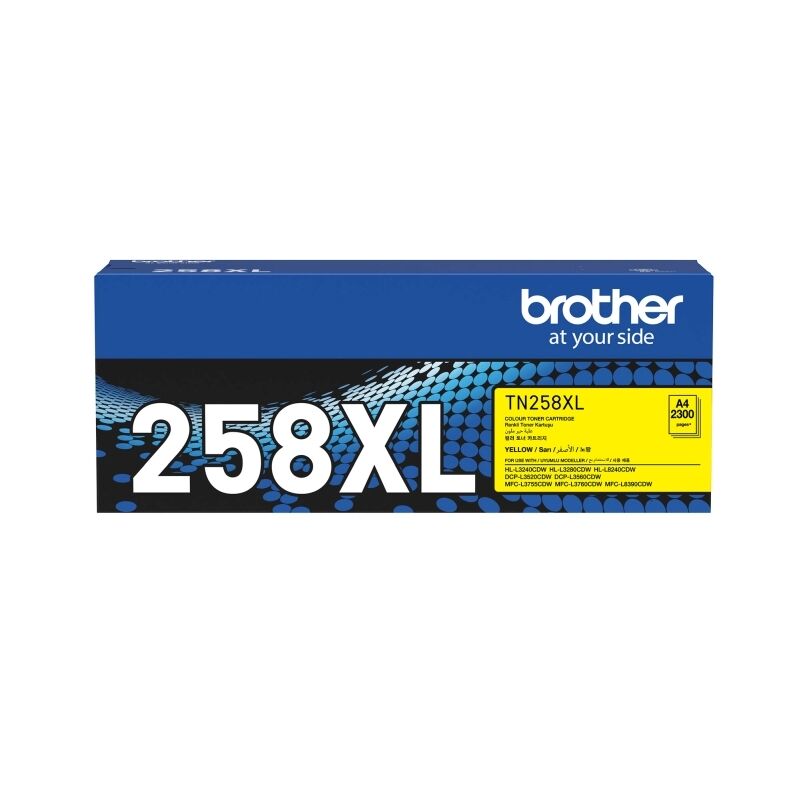 Brother TN258XL Yel Toner Cartridge