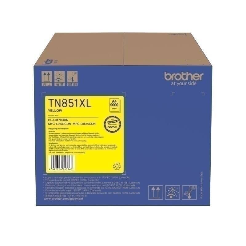 Brother TN851XLY Yellow Toner