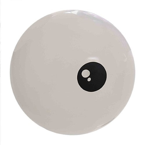 Pack of 45 spooky Boo Crew Eyeball balloons, 12cm with unique eye design, perfect for Halloween and festive events.