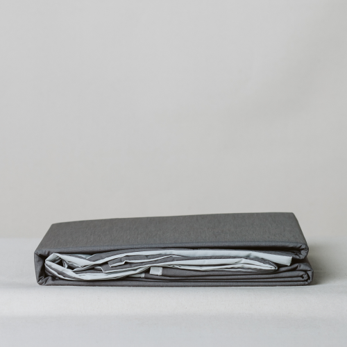 Reversible Duvet Set - Bedmates King (Graphite/Silver)