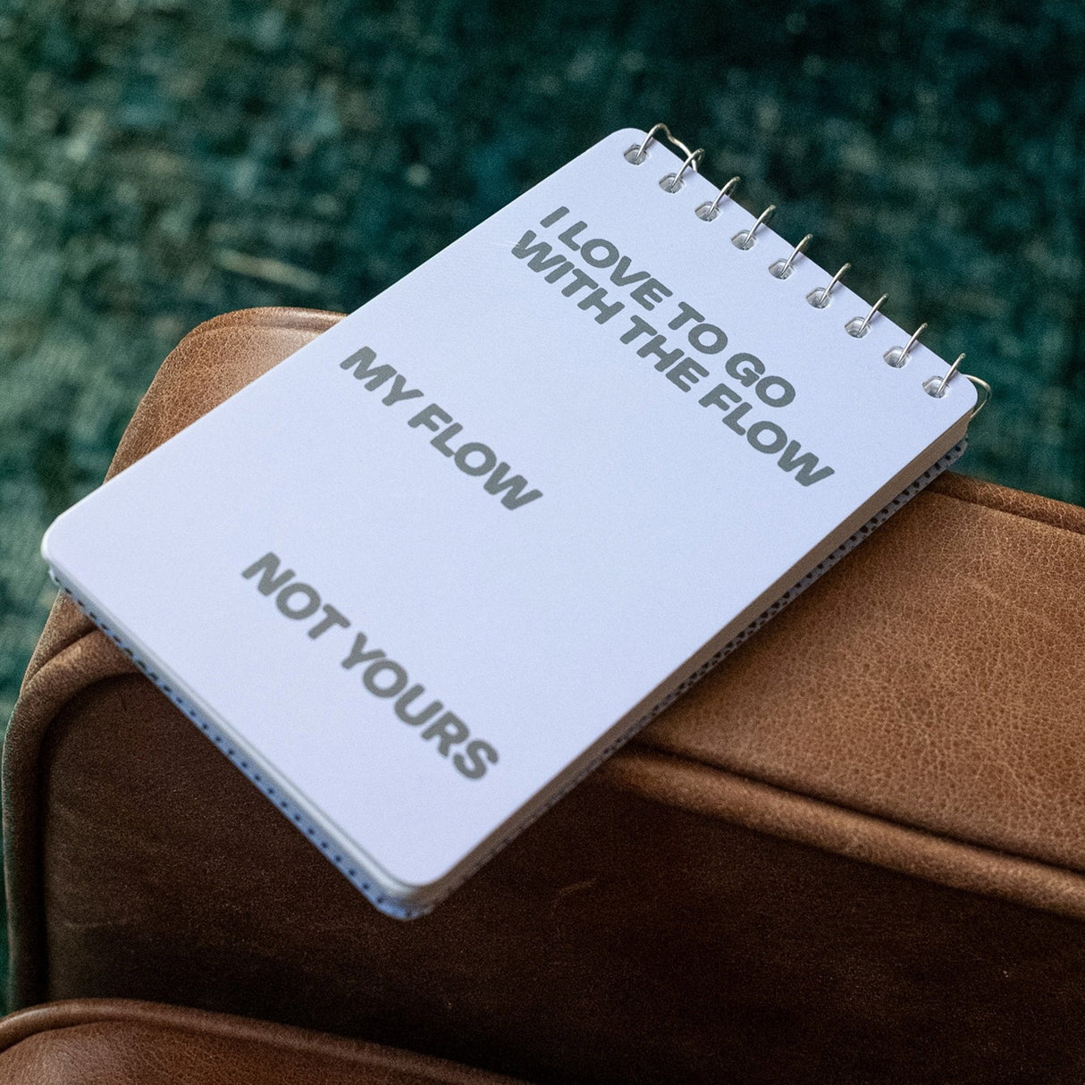 Spiral Notebooks - Go With The Flow