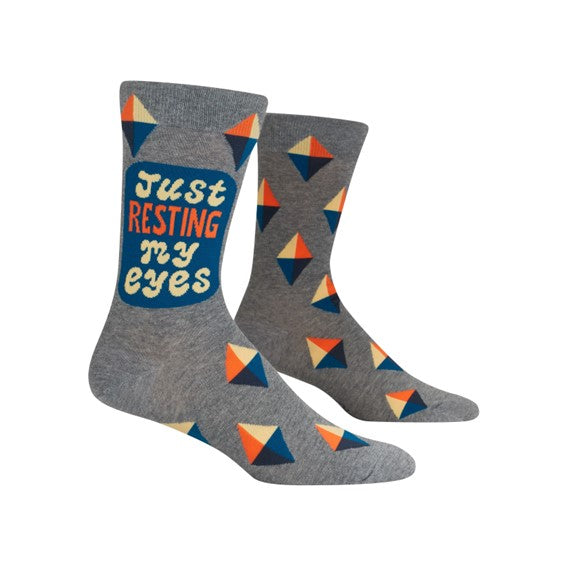 Men's Socks - Resting My Eyes
