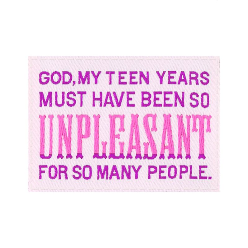 Blue Q Tag Socks - God My Teen Years Large/Extra-Large