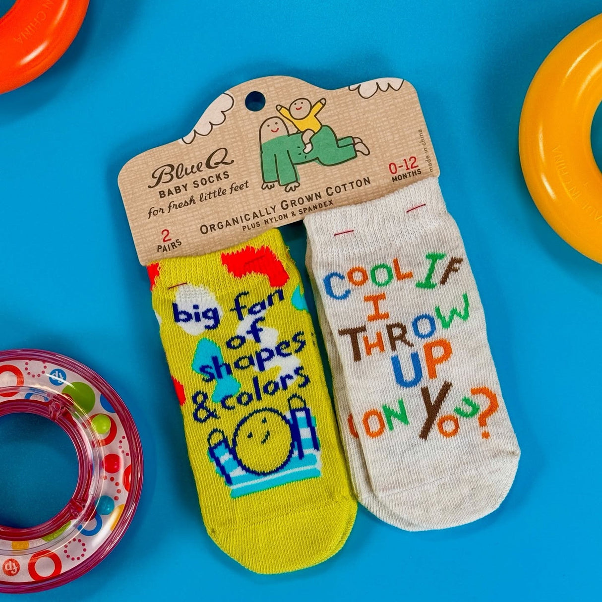 Baby Socks - Shapes / Throw Up