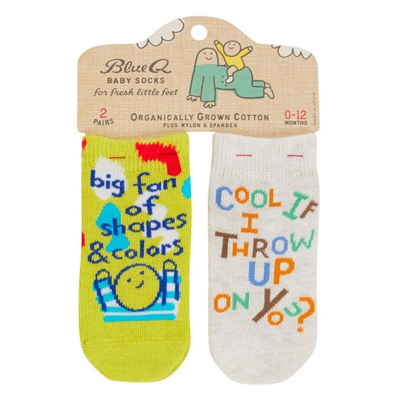 Baby Socks - Shapes / Throw Up