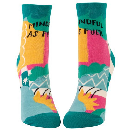 Blue Q Ankle Socks - Mindful As Fuck
