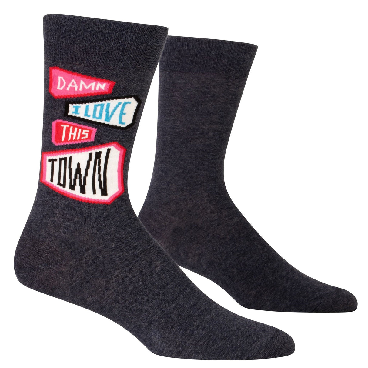 Mens Socks - Damn I Love This Town
