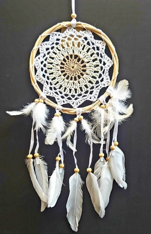 Dreamcatcher - White Crochet 16cm (Set of 2)