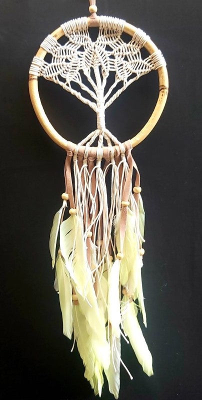 Dreamcatcher - Natural Cotton Tree of Life (15cm)