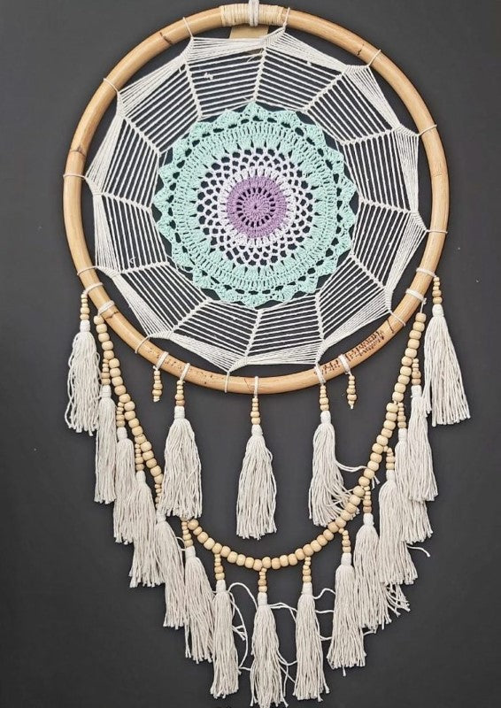 Dreamcatcher - Natural Cotton Crochet (42cm)