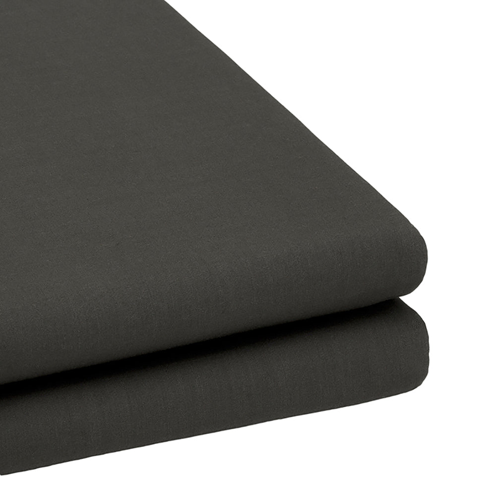 King Tru Fit Fitted Sheet Charcoal- Bambury
