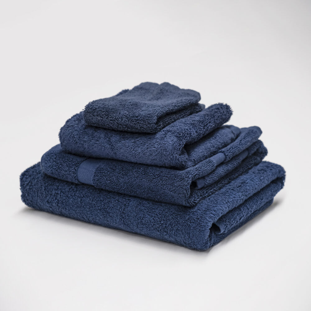 Bath Towel - Weavers Cardiff Towelling (Navy)