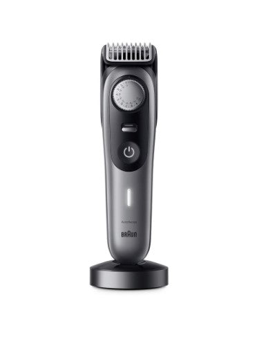 Braun Pro 9 BT9420 Beard Trimmer with 10 tools, 40 length settings, and 180-min cordless runtime for precision grooming.