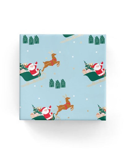 Gift Wrap - Santas Sleigh