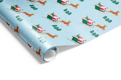 Gift Wrap - Santas Sleigh