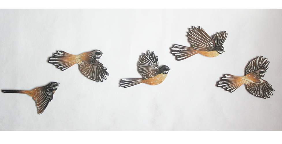 Printed ACM Fantail Set - Wall Art