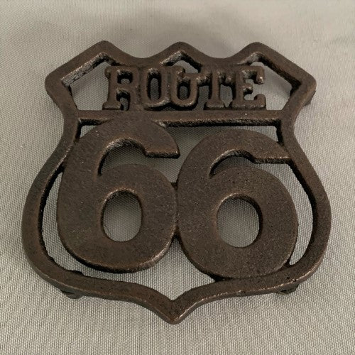 Trivet - Route 66 (15 x 14cm)