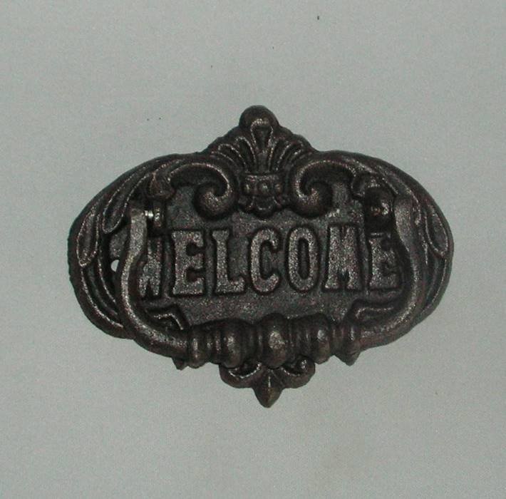 Door Knocker - Welcome - Iron