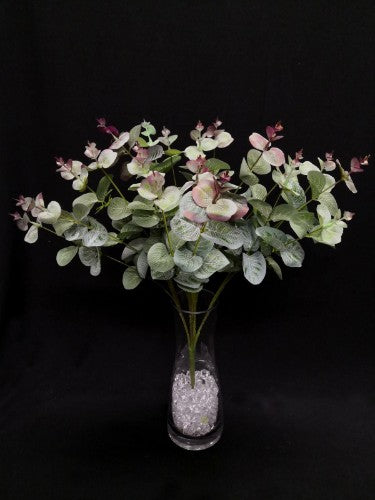 Eucalyptus Bush with Red Edges (Green / Red)