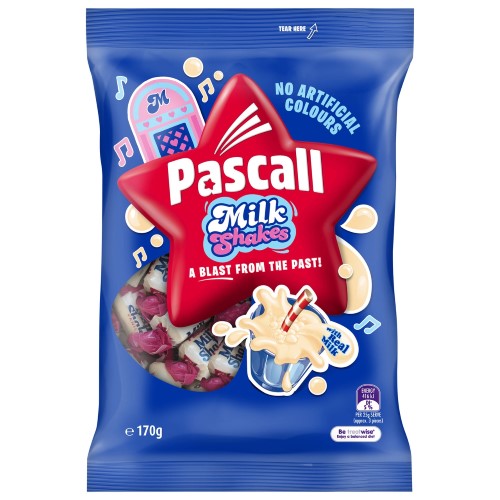 Pascall Milkshakes 170g - Pack of 16