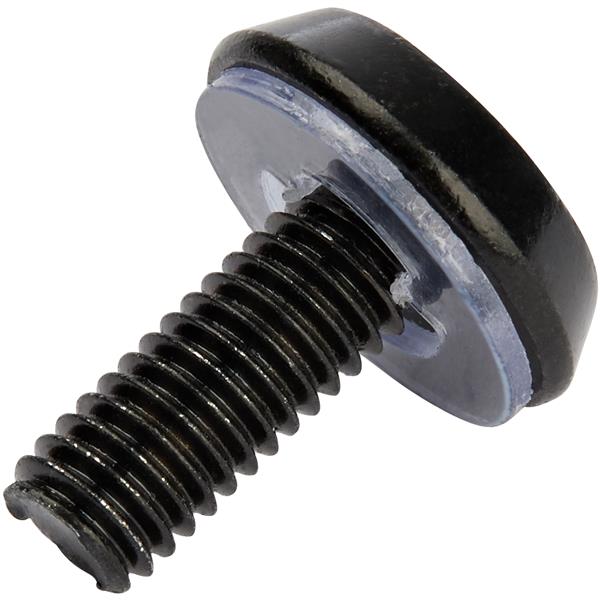 High-Quality 10-32 Server Rack Screws and Nuts - 50 Pack - Black - TAA Compliant Hardware