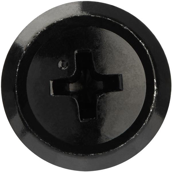 High-Quality 10-32 Server Rack Screws and Nuts - 50 Pack - Black - TAA Compliant Hardware