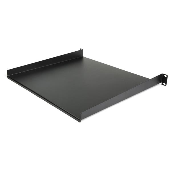 1U Rack Mount Shelf - 16" Deep Cantilever Tray for Up to 44lbs - Ideal for IT Equipment Storage
