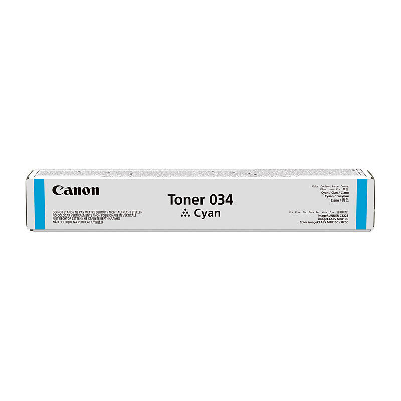 Canon Cartridge034 Cyan Toner