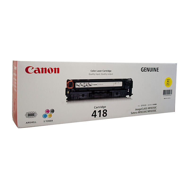 Canon Cartridge418 Yellow Toner