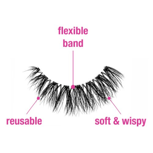3D Faux Mink Lashes - LA Colors Jodie, hand-crafted for luxurious volume, comfort, and a natural look, perfect for any occasion.