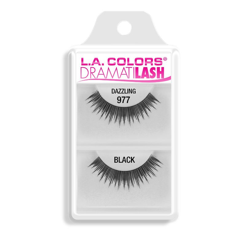 LA Colors Dazzling Eye Lashes offer volume and elegance, perfect for enhancing natural beauty effortlessly.