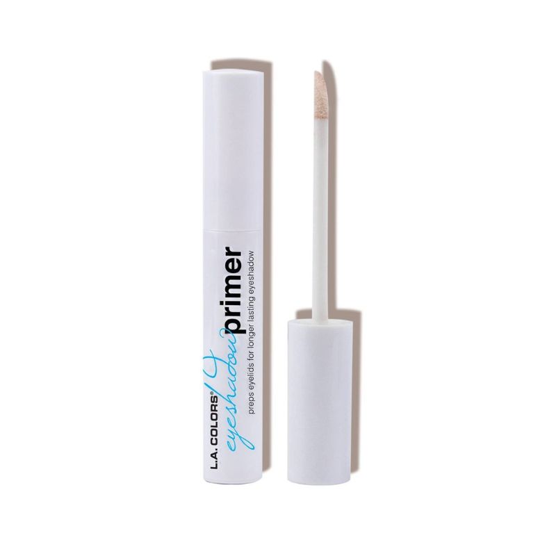 LA Colors Eyeshadow Primer in Nude, a lightweight base enhancing eyeshadow vibrancy and longevity for flawless looks.