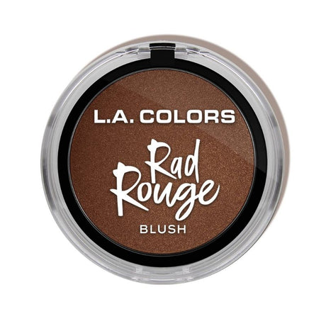 LA Colors Rad Rouge Blush in Psych, vibrant blush offering smooth application for a healthy glow or bold looks.