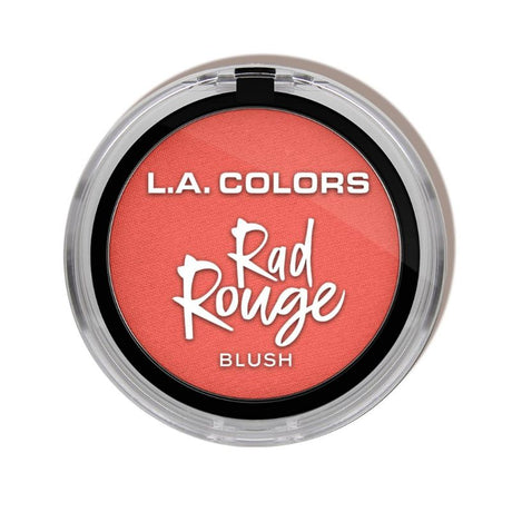LA Colors Rad Rouge Blush - As If for radiant cheeks, with buildable coverage for natural to dramatic looks.