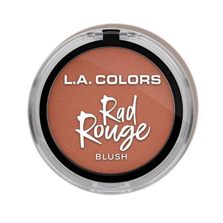 LA Colors Rad Rouge Blush in Icon offers a smooth application for natural or bold looks, suitable for all skin tones.