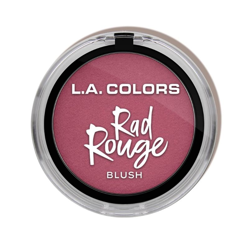 LA Colors Rad Rouge Blush in Radical, ultra-pigmented for a radiant complexion and smooth application.
