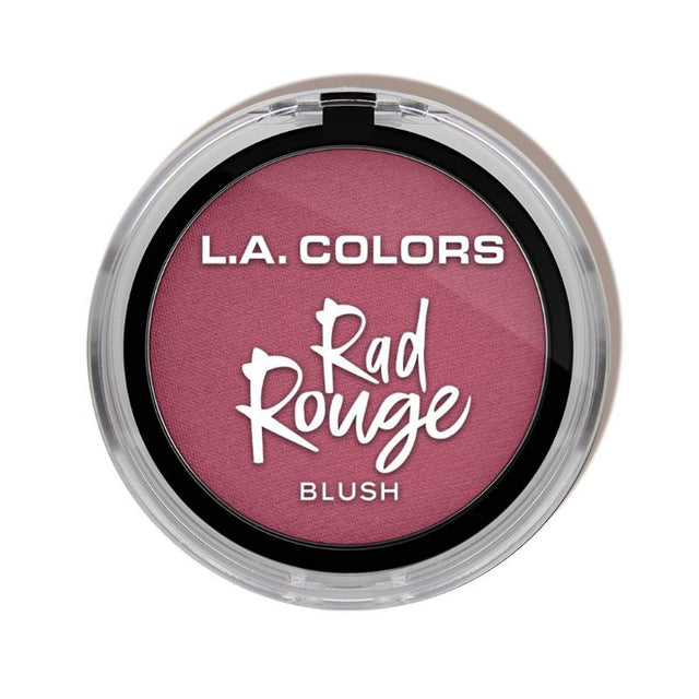 LA Colors Rad Rouge Blush in Radical, ultra-pigmented for a radiant complexion and smooth application.