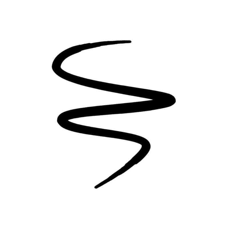 LA Colors Thin Tip Liquid Liner in Black featuring an ultra-fine brush for precise application and water-resistant formula.