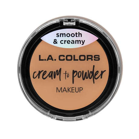 LA Colors Cream to Powder in Natural offers full-coverage with a lightweight feel, transforming from cream to a velvety powder finish.