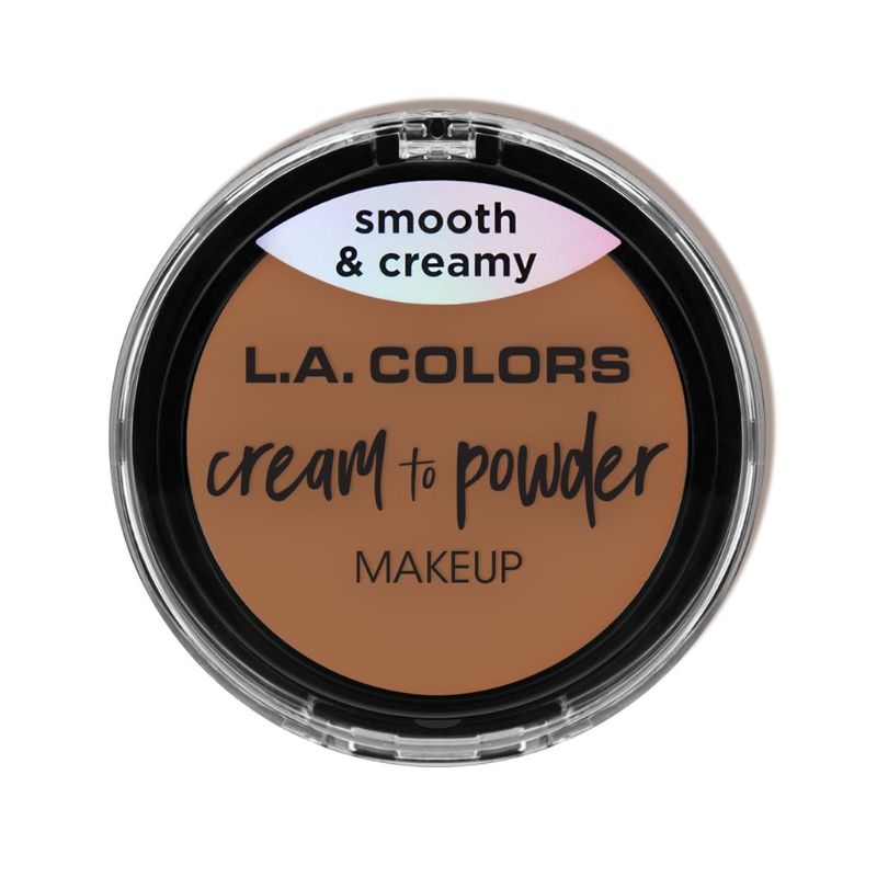 LA Colors Cream to Powder in Medium Beige offers full coverage with a creamy texture that transforms to a velvety finish.