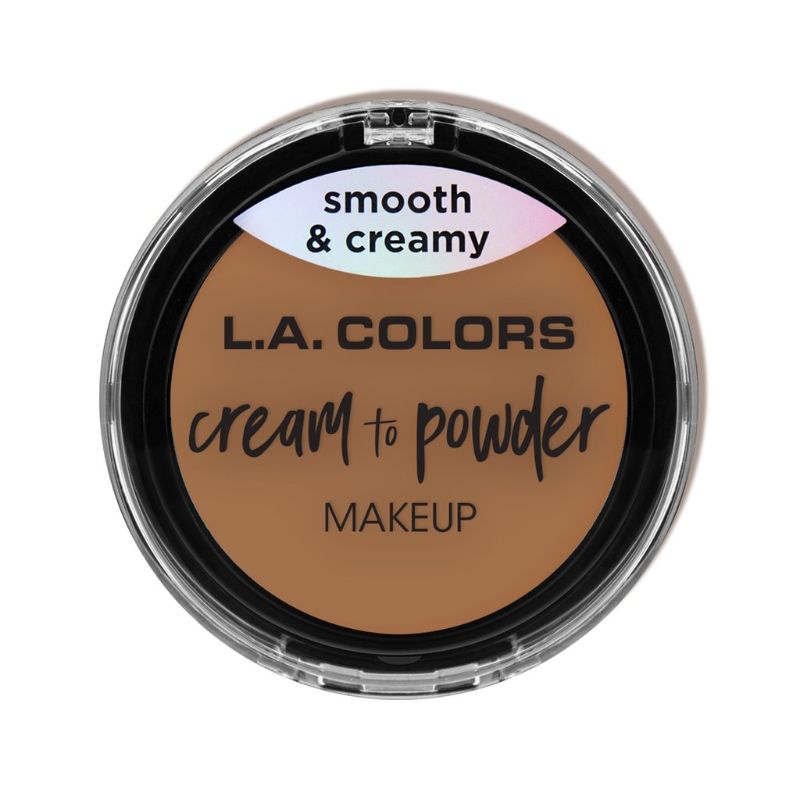 LA Colors Cream to Powder in Soft Honey offers full coverage that blends effortlessly, transforming from cream to soft powder.