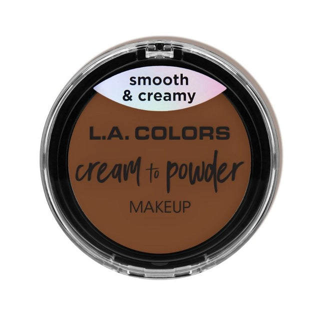 LA Colors Cream to Powder in Caramel offers full coverage with a lightweight, buttery texture that transforms to a velvety finish.