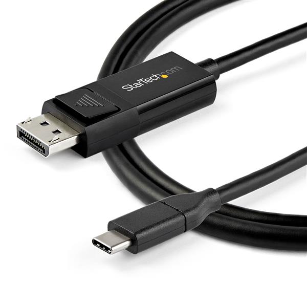 2 m (6.6’)?USB C to DisplayPort 1.4 Cable?- Bidirectional?- 8K