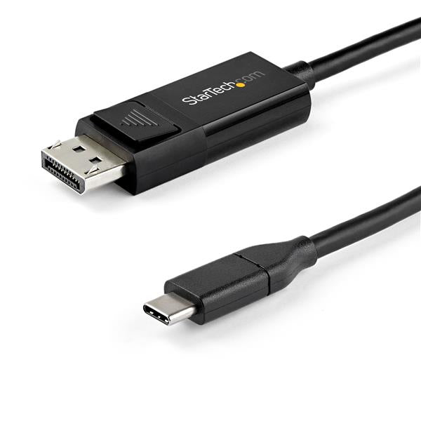 2 m (6.6’)?USB C to DisplayPort 1.4 Cable?- Bidirectional?- 8K