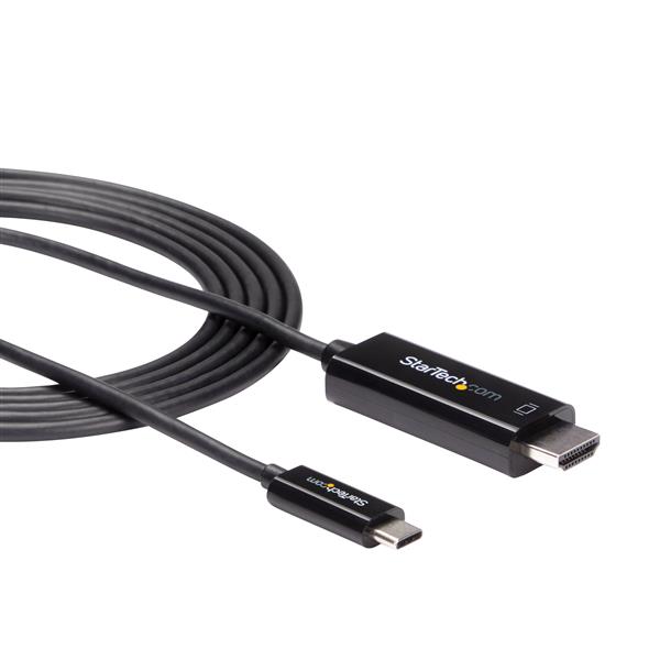 Premium 2m USB-C to HDMI cable delivers stunning 4K 60Hz resolution for seamless streaming and presentations.